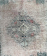 Turkish Mini Rug Oriental Hand Knotted Vintage Rug  1'6" x  3'6'' #12048