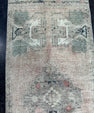 Turkish Mini Rug Oriental Hand Knotted Vintage Rug  1'6" x  3'6'' #12048