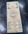 Turkish Mini Rug Oriental Hand Knotted Vintage Rug  1'6" x  3'6'' #12048