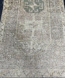 Turkish Mini Rug Oriental Hand Knotted Vintage Rug  1'5'' x  3'1'' #12050