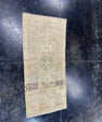 Turkish Mini Rug Oriental Hand Knotted Vintage Rug  1'5'' x  3'1'' #12050