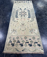 Turkish Mini Rug Oriental Hand Knotted Vintage Rug  1'3" x  3'3'' #12045