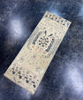 Turkish Mini Rug Oriental Hand Knotted Vintage Rug  1'3" x  3'3'' #12045