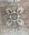 Turkish Mini Rug Oriental Hand Knotted Vintage Rug  1'6" x  2'11'' #12041
