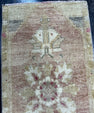 Turkish Mini Rug Oriental Hand Knotted Vintage Rug  1'6" x  2'11'' #12041