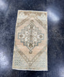 Turkish Mini Rug Oriental Hand Knotted Vintage Rug  1'7" x  2'11'' #12040