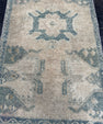 Turkish Mini Rug Oriental Hand Knotted Vintage Rug  1'9" x  3'4'' #12039