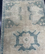 Turkish Mini Rug Oriental Hand Knotted Vintage Rug  1'9" x  3'4'' #12039