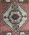 Turkish Mini Rug Oriental Hand Knotted Vintage Rug  1'6" x  2'11'' #12037