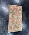 Turkish Mini Rug Oriental Hand Knotted Vintage Rug  1'7" x  2'10'' #12035