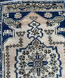 Turkish Mini Rug Oriental Hand Knotted Vintage Rug  1'10" x  3'5'' #12034