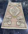 Turkish Mini Rug Oriental Hand Knotted Vintage Rug  1'7" x  3' #12030