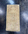 Turkish Mini Rug Oriental Hand Knotted Vintage Rug  1'5" x  2'10'' #12028