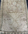 Turkish Mini Rug Oriental Hand Knotted Vintage Rug  1'5" x  2'10'' #12028