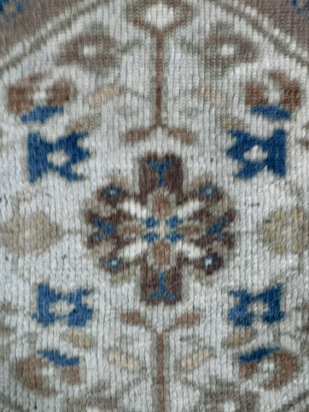 Turkish Mini Rug Oriental Hand Knotted Vintage Rug  2'4" x  1'10'' #12019