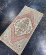 Turkish Mini Rug Oriental Hand Knotted Vintage Rug  1'6" x  3' #12025