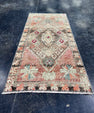 Turkish Mini Rug Oriental Hand Knotted Vintage Rug  1'6" x  3'2'' #12024