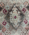 Turkish Mini Rug Oriental Hand Knotted Vintage Rug  1'6" x  3'2'' #12024