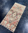 Turkish Mini Rug Oriental Hand Knotted Vintage Rug  1'6" x  3'2'' #12024