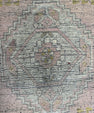 Turkish Mini Rug Oriental Hand Knotted Vintage Rug  1'4" x  2'11'' #12016