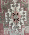 Turkish Mini Rug Oriental Hand Knotted Vintage Rug  1'7" x  2'8'' #12021