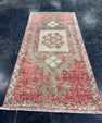 Turkish Mini Rug Oriental Hand Knotted Vintage Rug  1'6" x  3'2'' #12008