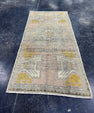 Turkish Mini Rug Oriental Hand Knotted Vintage Rug  1'5" x  3'1'' #12009
