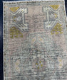 Turkish Mini Rug Oriental Hand Knotted Vintage Rug  1'5" x  3'1'' #12009