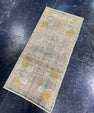 Turkish Mini Rug Oriental Hand Knotted Vintage Rug  1'5" x  3'1'' #12009