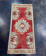 Turkish Mini Rug Oriental Hand Knotted Vintage Rug  1'7" x  3'4'' #12020