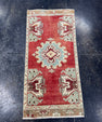 Turkish Mini Rug Oriental Hand Knotted Vintage Rug  1'7" x  3'4'' #12020