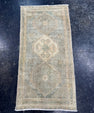 Turkish Mini Rug Oriental Hand Knotted Vintage Rug  1'5" x  2'10'' #12006