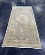 Turkish Mini Rug Oriental Hand Knotted Vintage Rug  1'5" x  2'10'' #12006