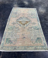 Turkish Mini Rug Oriental Hand Knotted Vintage Rug  1'7" x  2'9'' #12011