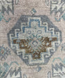 Turkish Mini Rug Oriental Hand Knotted Vintage Rug  1'7" x  2'9'' #12011
