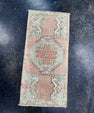 Turkish Mini Rug Oriental Hand Knotted Vintage Rug  1'6" x  3'2'' #12012