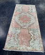 Turkish Mini Rug Oriental Hand Knotted Vintage Rug  1'6" x  3'2'' #12012