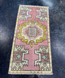 Turkish Mini Rug Oriental Hand Knotted Vintage Rug  1'6" x  3'1'' #12013