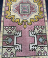 Turkish Mini Rug Oriental Hand Knotted Vintage Rug  1'6" x  3'1'' #12013