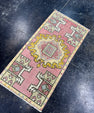 Turkish Mini Rug Oriental Hand Knotted Vintage Rug  1'6" x  3'1'' #12013