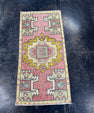 Turkish Mini Rug Oriental Hand Knotted Vintage Rug  1'6" x  3'1'' #12013