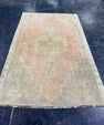 Turkish Mini Rug Oriental Hand Knotted Vintage Rug  1'9" x  2'9'' #12014