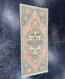 Turkish Mini Rug Oriental Hand Knotted Vintage Rug  1'6" x  3'4'' #12015