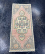 Turkish Mini Rug Oriental Hand Knotted Vintage Rug  1'6" x  3'4'' #12015