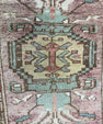 Turkish Mini Rug Oriental Hand Knotted Vintage Rug  1'4" x  3'1'' #12005