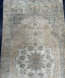 Turkish Mini Rug Oriental Hand Knotted Vintage Rug  1'7" x  3'5'' #12004