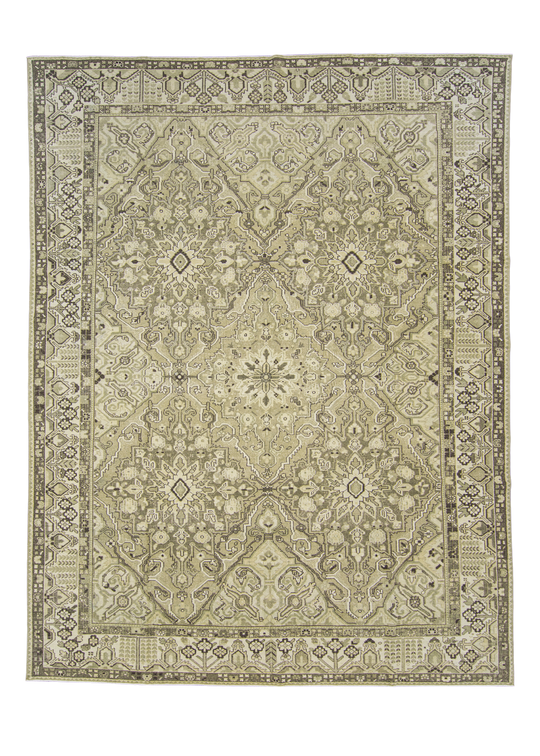 Turkish Vintage Anatolian Rug 9'6" x 12'3" #11983