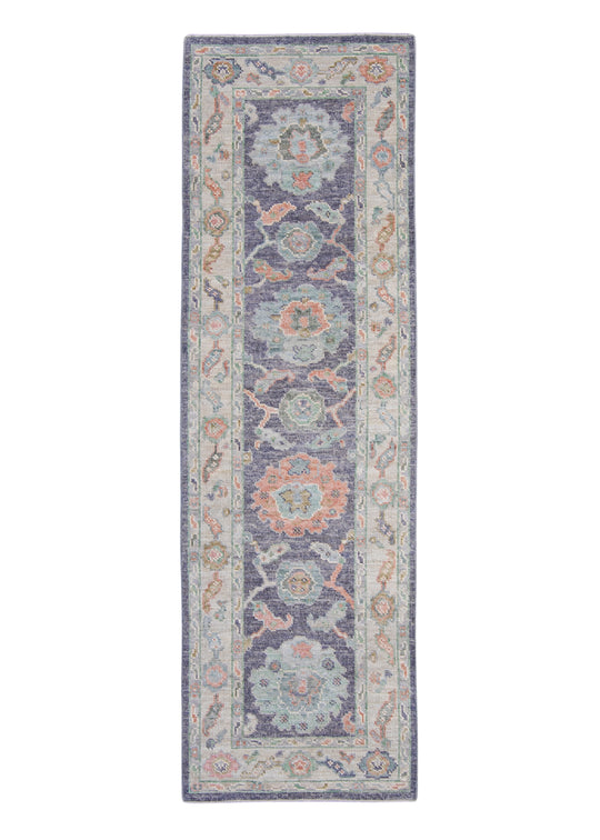 Turkish Oushak Rug 2'5" x 7'9" #16509