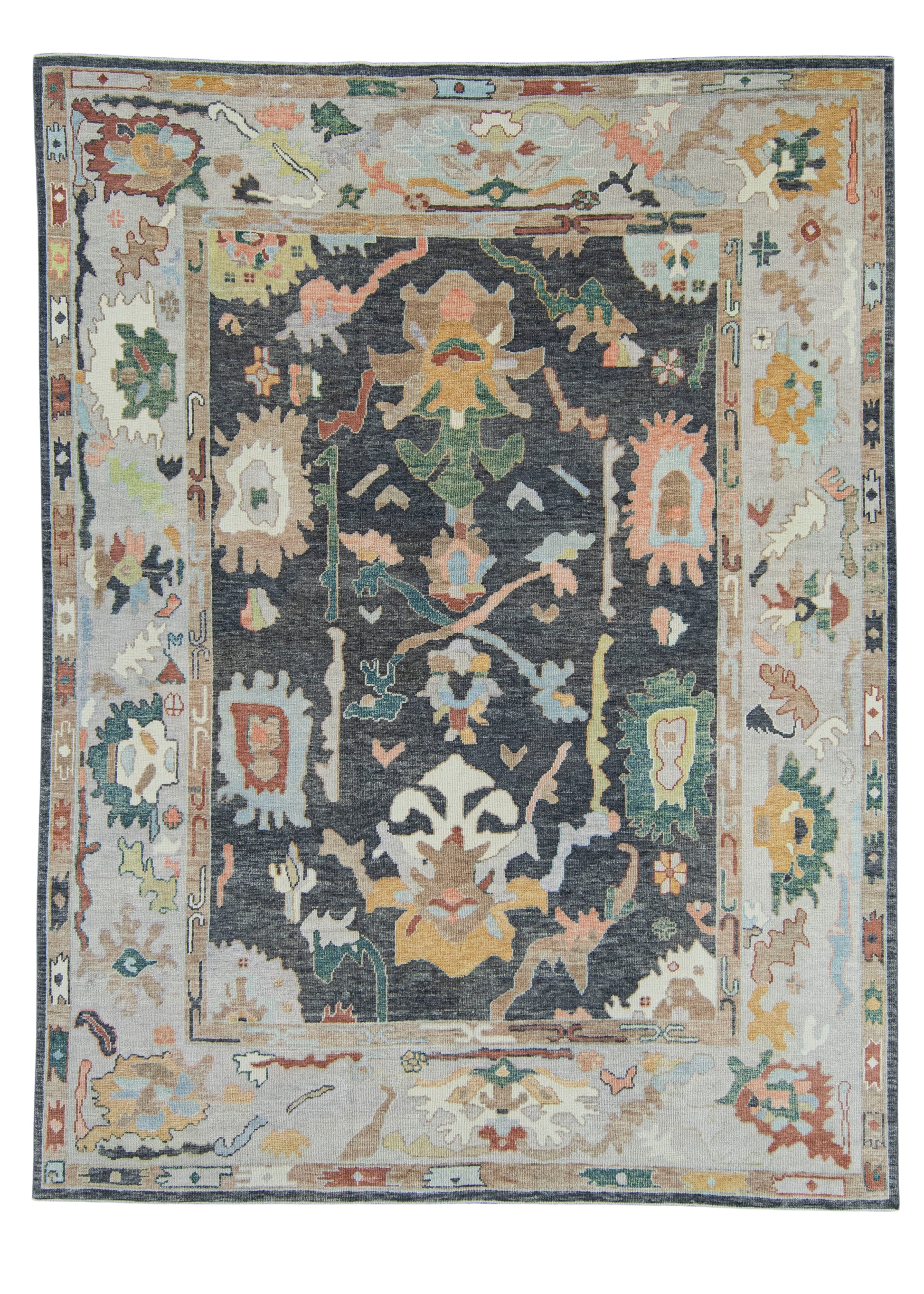 Turkish Oushak Rug 9'4" x 12'5" #20379