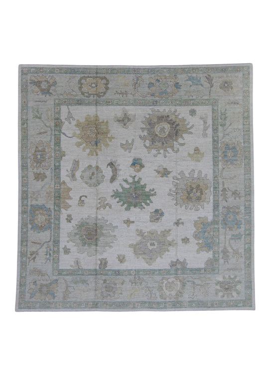 Square Turkish Oushak Rug 10'1" x 10'6" #16155